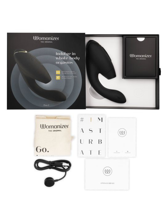 ESTIMULADOR DUAL WOMANIZER DUO 2 PUNTO G Y CLÍTORIS DE LA MARCA WOMANIZER