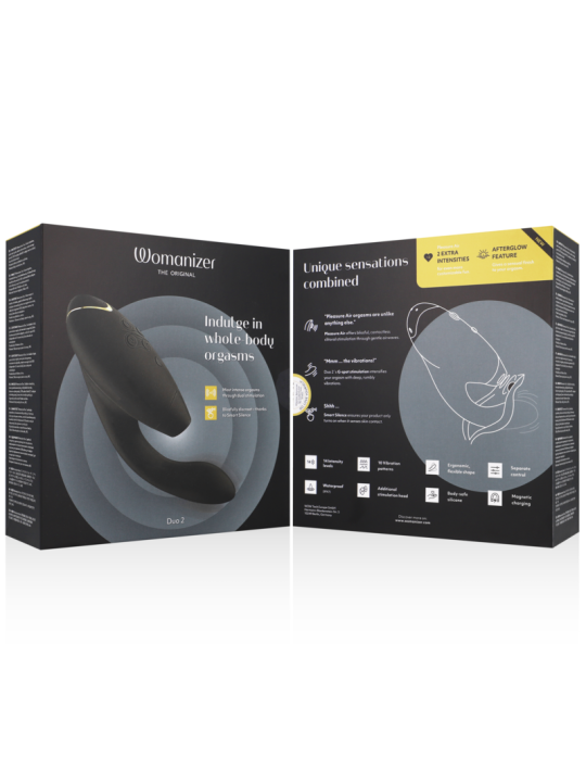 ESTIMULADOR DUAL WOMANIZER DUO 2 PUNTO G Y CLÍTORIS DE LA MARCA WOMANIZER