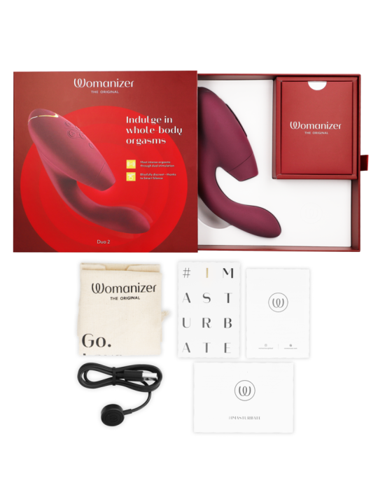 WOMANIZER DUO 2 ESTIMULADOR DUAL CLÍTORIS Y PUNTO G DE LA MARCA WOMANIZER
