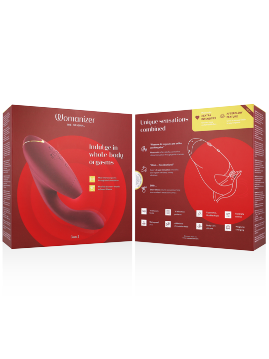 WOMANIZER DUO 2 ESTIMULADOR DUAL CLÍTORIS Y PUNTO G DE LA MARCA WOMANIZER