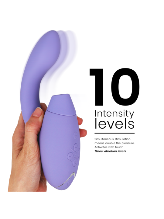 ESTIMULADOR DUAL WOMANIZER DUO 2 CLÍTORIS Y PUNTO G DE LA MARCA WOMANIZER