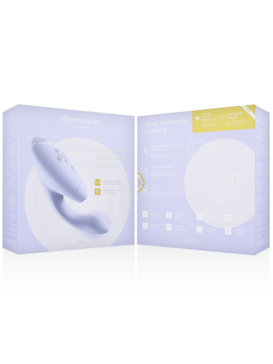 ESTIMULADOR DUAL WOMANIZER DUO 2 CLÍTORIS Y PUNTO G DE LA MARCA WOMANIZER