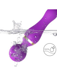 VIBRADOR FREEZA CABEZA FLEXIBLE 9 MODOS SILICONA NEGRO DE LA MARCA ARMONY MASSAGERS