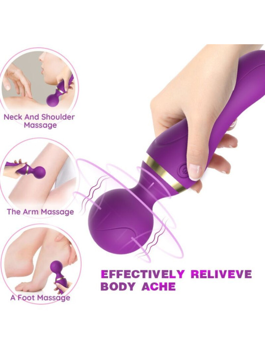 VIBRADOR FREEZA MASAJEADOR 9 MODOS SILICONA IMPERMEABLE DE LA MARCA ARMONY MASSAGERS