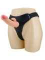 ARNÉS CON DILDO DE CONEJO 19 CM NATURAL PRETTYLOVE DE LA MARCA PRETTY LOVE