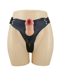 ARNÉS CON DILDO DE CONEJO 19 CM NATURAL PRETTYLOVE DE LA MARCA PRETTY LOVE