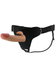 ARNÉS CON DILDO DE CONEJO 19 CM NATURAL PRETTYLOVE DE LA MARCA PRETTY LOVE