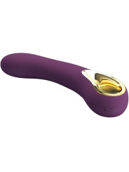VIBRADOR RECARGABLE ETHAN LILA 12 MODOS CON APP DE LA MARCA PRETTY LOVE SMART