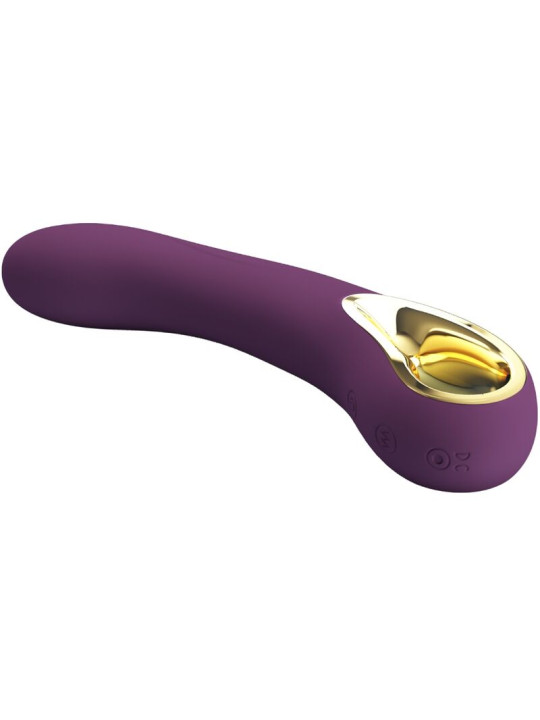 VIBRADOR RECARGABLE ETHAN LILA 12 MODOS CON APP DE LA MARCA PRETTY LOVE SMART