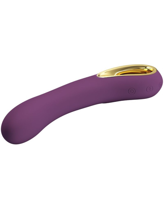 VIBRADOR RECARGABLE ETHAN LILA 12 MODOS CON APP DE LA MARCA PRETTY LOVE SMART