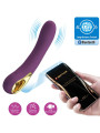 VIBRADOR RECARGABLE ETHAN LILA 12 MODOS CON APP DE LA MARCA PRETTY LOVE SMART