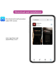 VIBRADOR RECARGABLE ETHAN LILA 12 MODOS CON APP DE LA MARCA PRETTY LOVE SMART