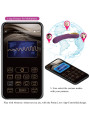 VIBRADOR RECARGABLE ETHAN LILA 12 MODOS CON APP DE LA MARCA PRETTY LOVE SMART
