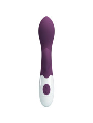 VIBRADOR DUAL PUNTO G Y CLÍTORIS 30 FUNCIONES MORADO DE LA MARCA PRETTY LOVE FLIRTATION