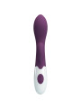VIBRADOR DUAL PUNTO G Y CLÍTORIS 30 FUNCIONES MORADO DE LA MARCA PRETTY LOVE FLIRTATION