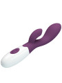 VIBRADOR DUAL PUNTO G Y CLÍTORIS 30 FUNCIONES MORADO DE LA MARCA PRETTY LOVE FLIRTATION