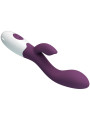 VIBRADOR DUAL PUNTO G Y CLÍTORIS 30 FUNCIONES MORADO DE LA MARCA PRETTY LOVE FLIRTATION