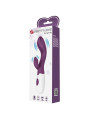 VIBRADOR DUAL PUNTO G Y CLÍTORIS 30 FUNCIONES MORADO DE LA MARCA PRETTY LOVE FLIRTATION