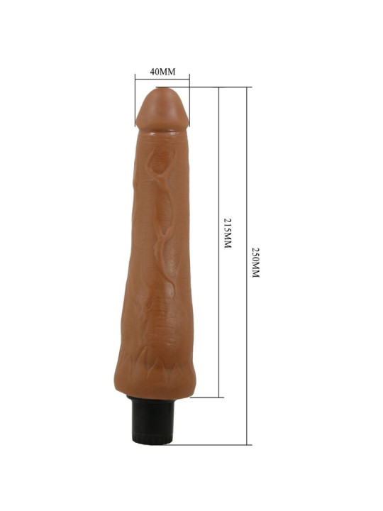 VIBRADOR REALISTO DESLIZANTE 21.5 CM CON VIBRACIÓN DE LA MARCA PRETTY LOVE HIGH GRADE
