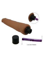 VIBRADOR REALISTO DESLIZANTE 21.5 CM CON VIBRACIÓN DE LA MARCA PRETTY LOVE HIGH GRADE