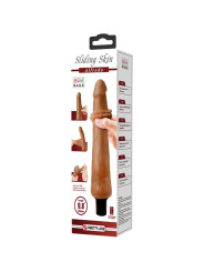 VIBRADOR REALISTO DESLIZANTE 21.5 CM CON VIBRACIÓN DE LA MARCA PRETTY LOVE HIGH GRADE