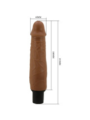 VIBRADOR REALISTA DESLIZANTE 18 CM CON VIBRACIÓN DE LA MARCA PRETTY LOVE HIGH GRADE