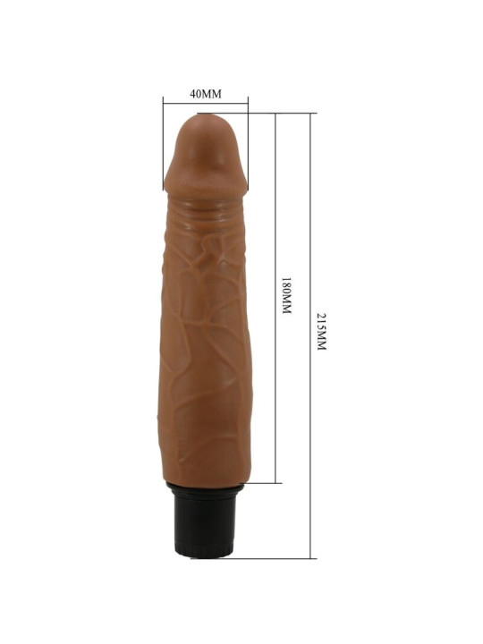 VIBRADOR REALISTA DESLIZANTE 18 CM CON VIBRACIÓN DE LA MARCA PRETTY LOVE HIGH GRADE