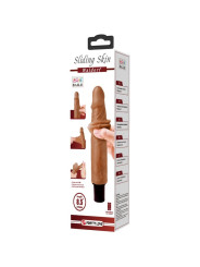 VIBRADOR REALISTA DESLIZANTE 18 CM CON VIBRACIÓN DE LA MARCA PRETTY LOVE HIGH GRADE