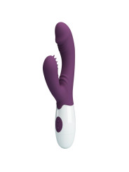 VIBRADOR RABBIT BUTTERFLY KISS ESTIMULADOR PUNTO G MORADO DE LA MARCA PRETTY LOVE FLIRTATION
