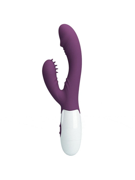 VIBRADOR RABBIT BUTTERFLY KISS ESTIMULADOR PUNTO G MORADO DE LA MARCA PRETTY LOVE FLIRTATION