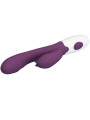 VIBRADOR RABBIT BUTTERFLY KISS ESTIMULADOR PUNTO G MORADO DE LA MARCA PRETTY LOVE FLIRTATION