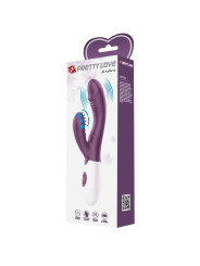 VIBRADOR RABBIT BUTTERFLY KISS ESTIMULADOR PUNTO G MORADO DE LA MARCA PRETTY LOVE FLIRTATION