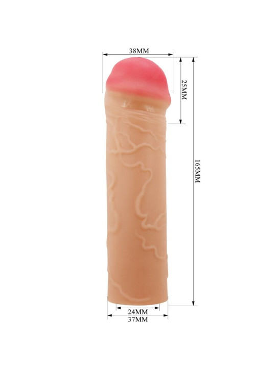 FUNDA PENE EXTENSORA REALISTA NILE  DE LA MARCA PRETTY LOVE MALE