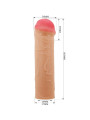 FUNDA PENE EXTENSORA REALISTA NILE  DE LA MARCA PRETTY LOVE MALE
