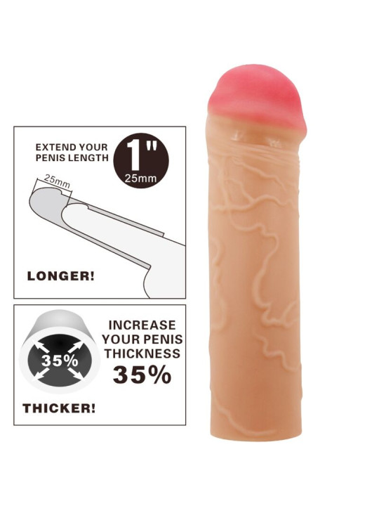 FUNDA PENE EXTENSORA REALISTA NILE  DE LA MARCA PRETTY LOVE MALE