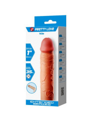 FUNDA PENE EXTENSORA REALISTA NILE  DE LA MARCA PRETTY LOVE MALE