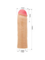 FUNDA EXTENSORA DE PENE REALISTA 2 PULGADAS DE LA MARCA PRETTY LOVE MALE