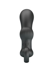 MASAGEADOR VIBRADOR ANAL CAYLA NEGRO 12 MODOS DE LA MARCA PRETTY LOVE