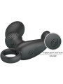 MASAGEADOR VIBRADOR ANAL CAYLA NEGRO 12 MODOS DE LA MARCA PRETTY LOVE