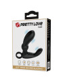 MASAGEADOR VIBRADOR ANAL CAYLA NEGRO 12 MODOS DE LA MARCA PRETTY LOVE