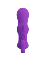 VIBRADOR ANAL MASAGEADOR DE PRÓSTATA LILA 12 MODOS DE LA MARCA PRETTY LOVE