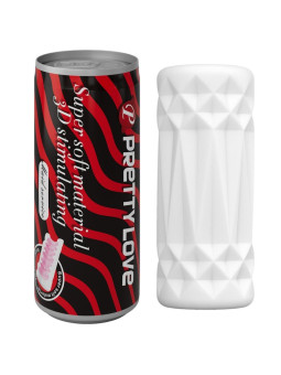 MASTURBADOR 3D EN LATA TPR REALISTA Y PORTÁTIL DE LA MARCA PRETTY LOVE MALE