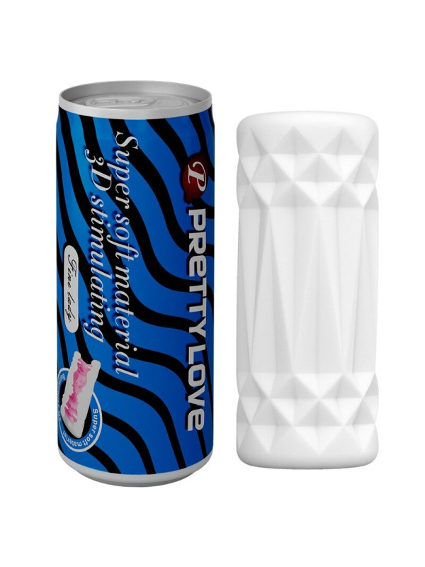 MASTURBADOR MASCULINO 3D EN LATA TPR REALISTA DE LA MARCA PRETTY LOVE MALE