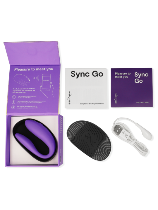 VIBRADOR WE-VIBE SYNC GO PARA PAREJAS - VIOLETA DE LA MARCA WE-VIBE