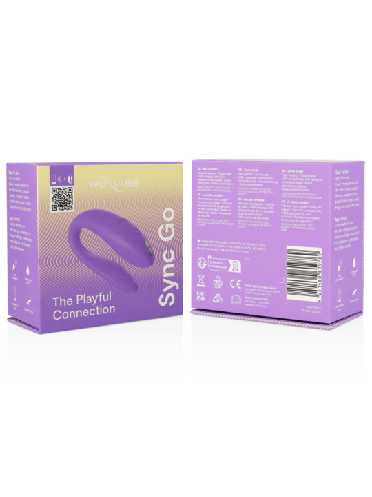 VIBRADOR WE-VIBE SYNC GO PARA PAREJAS - VIOLETA DE LA MARCA WE-VIBE