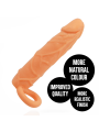 EXTENSOR PENEANO REALISTA 18 CM - AUMENTA LONGITUD Y GROSOR DE LA MARCA ADDICTED TOYS