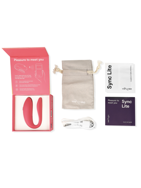 VIBRADOR WE-VIBE SYNC LITE PARA PAREJAS - ROSA DE LA MARCA WE-VIBE