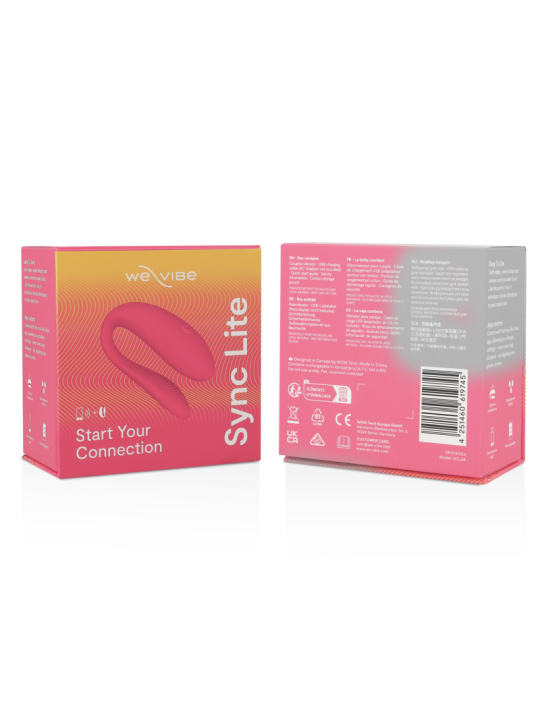VIBRADOR WE-VIBE SYNC LITE PARA PAREJAS - ROSA DE LA MARCA WE-VIBE