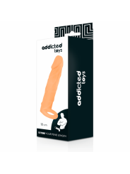 EXTENSOR PENEANO REALISTA 18 CM - AUMENTA LONGITUD Y GROSOR DE LA MARCA ADDICTED TOYS