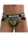JOCKSTRAP MILITAR VERDE SOPORTE ANATÓMICO MX28MV DE LA MARCA MACHO UNDERWEAR
